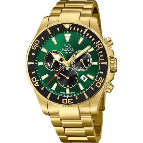JAGUAR J864/1 JAGUAR Gents Chronograph Gold Stainless Steel Bracelet