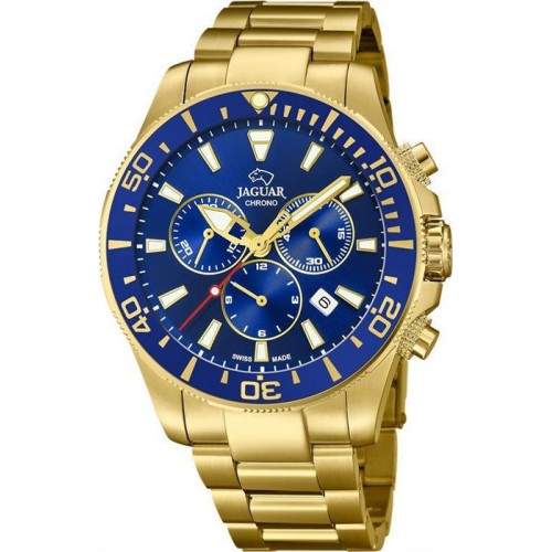 JAGUAR J864/2 JAGUAR Gents Chronograph Gold Stainless Steel Bracelet