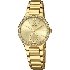 JAGUAR J818/2 JAGUAR Ladies Crystals Gold Stainless Steel Bracelet