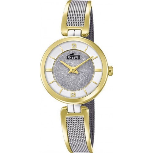 LOTUS L18603/1 LOTUS Ladies Crystals Two Tone Stainless Steel Bracelet