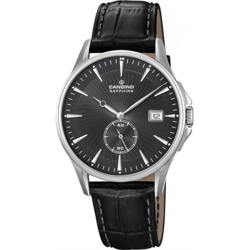 CANDINO C4636/4 CANDINO Gents Black Leather Bracelet CANDINO C4636/4 CANDINO Gents Black Leather Bracelet