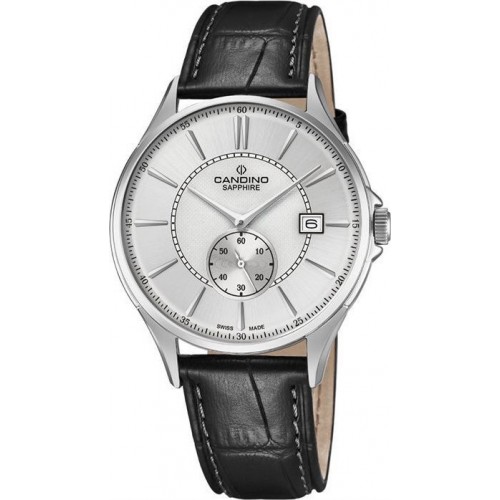 CANDINO C4634/1 CANDINO Gents Black Leather Bracelet CANDINO C4634/1 CANDINO Gents Black Leather Bracelet