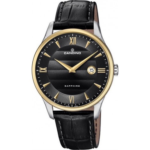 CANDINO C4640/4 CANDINO Gents Black Leather Bracelet
