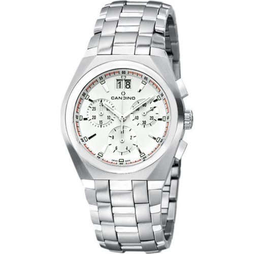 CANDINO C7511/1 CANDINO Gents Chronograph Silver Stainless Steel Bracelet