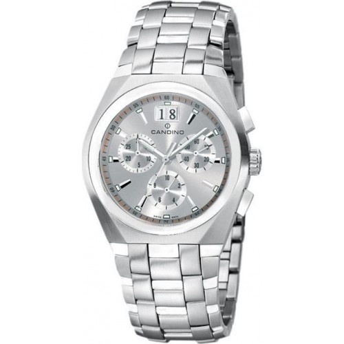 CANDINO C7511/2 CANDINO Gents Chronograph Silver Stainless Steel Bracelet