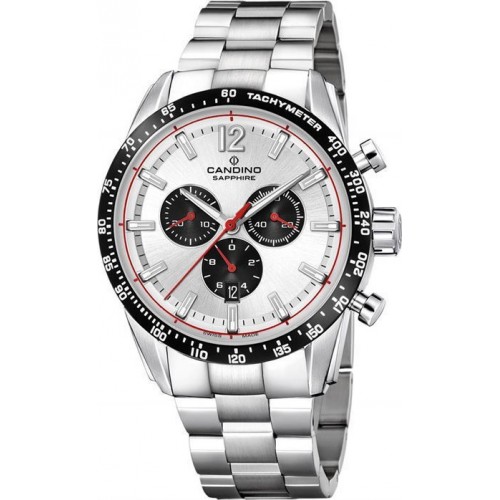 CANDINO C4682/1 CANDINO Gents Chronograph Silver Stainless Steel Bracelet
