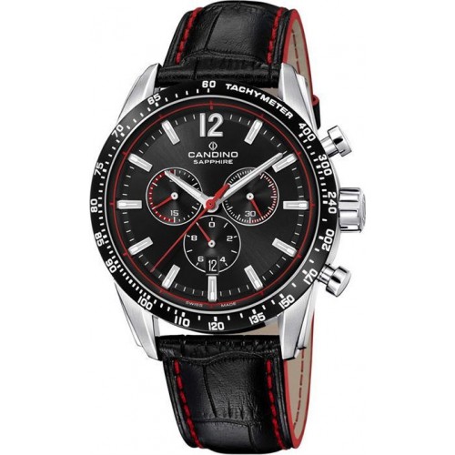 CANDINO C4681/4 CANDINO Gents Chronograph Black Leather Bracelet