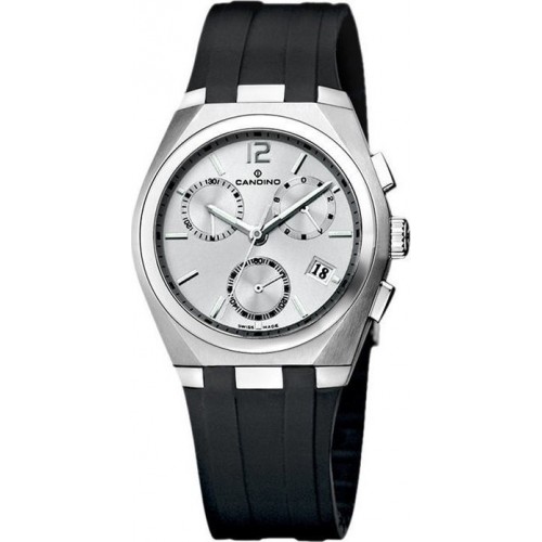 CANDINO C7509/5 CANDINO Gents Chronograph Black Rubber Bracelet