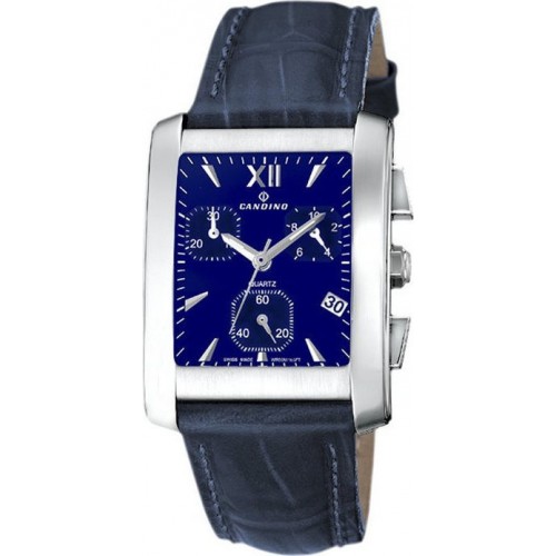 CANDINO C7503/2 CANDINO Gents Chronograph Blue Leather Bracelet