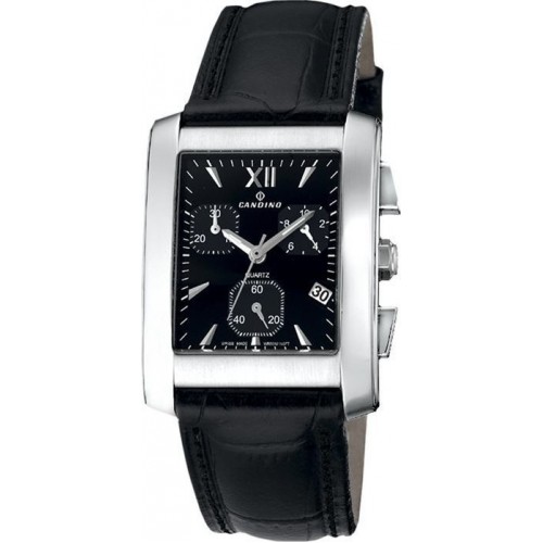 CANDINO C7503/3 CANDINO Gents Chronograph Black Leather Bracelet