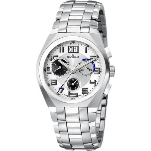 CANDINO C7511/D CANDINO Gents Chronograph Silver Stainless Steel Bracelet