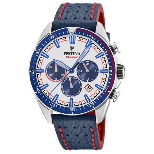 FESTINA Blue Leather Chronograph F20377/1