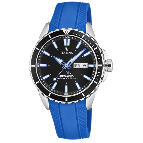 FESTINA Divers Blue Rubber Strap F20378/3