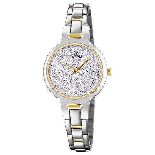 FESTINA Crystals Two Tone Stainless Steel Bracelet F20380/1