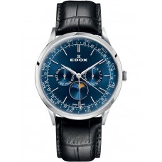 Edox 40101-3C-BUIN Les Vauberts Mondphase 42mm 5ATM