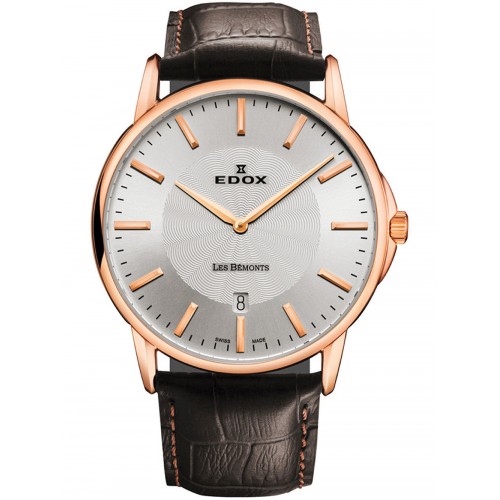 Edox 56001-37R-AIR Les Bémonts Ultra Slim 40mm 3ATM