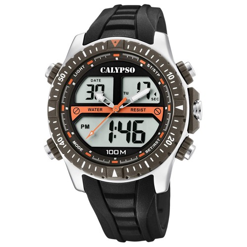CALYPSO Anadigi Black Rubber Strap 5773-1