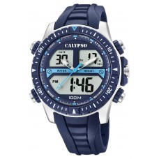 CALYPSO Anadigi Blue Rubber Strap 5773-2