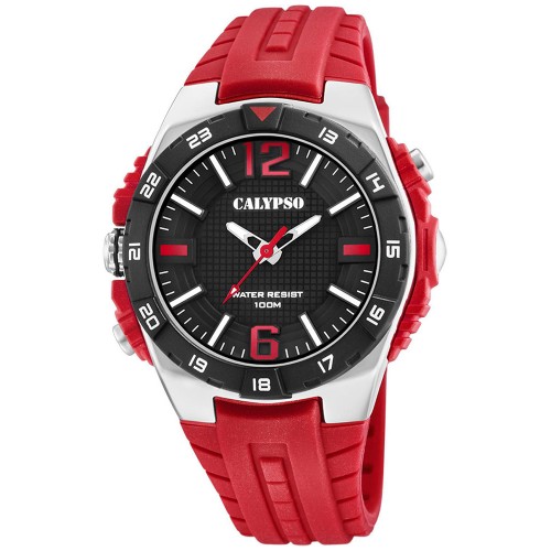 CALYPSO Red Rubber Strap 5778-4