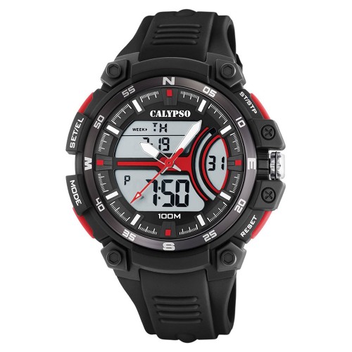 CALYPSO Anadigi Black Rubber Strap 5779-6