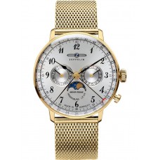 Zeppelin 7038M-1 LZ Hindenburg moonphase 36mm 3ATM