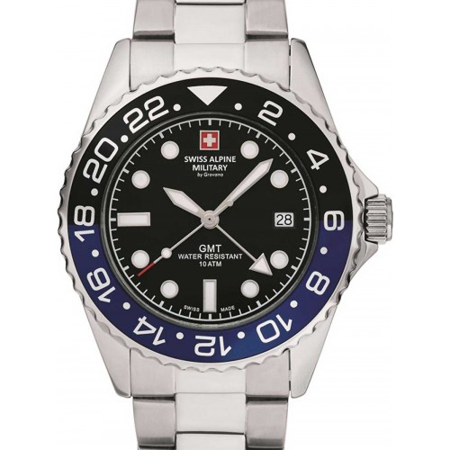 Swiss Alpine Military 7052.1132 GMT diver 42mm 10ATM