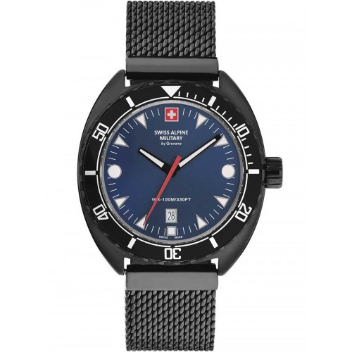 Swiss Alpine Military 7066.1175 turtle men`s 44mm 10ATM