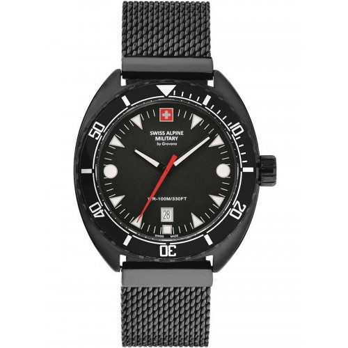 Swiss Alpine Military 7066.1177 turtle men`s 44mm 10ATM