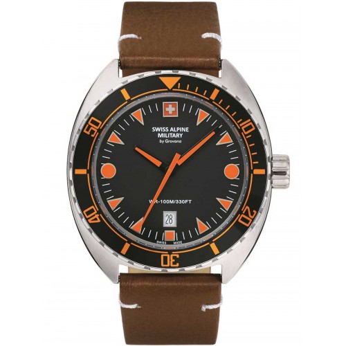 Swiss Alpine Military 7066.1539 turtle men`s 44mm 10ATM