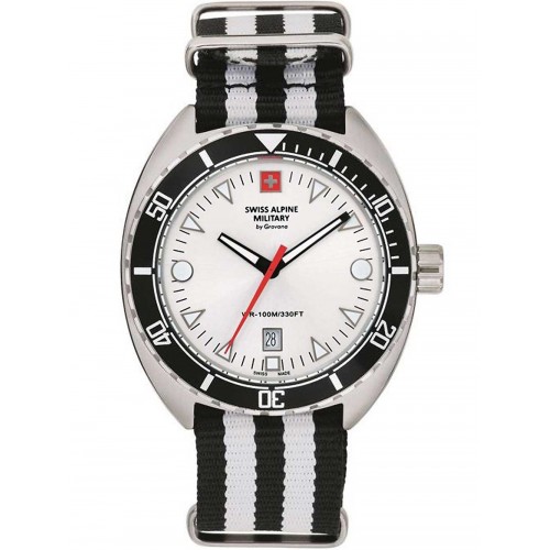 Swiss Alpine Military 7066.1632 turtle men`s 44mm 10ATM