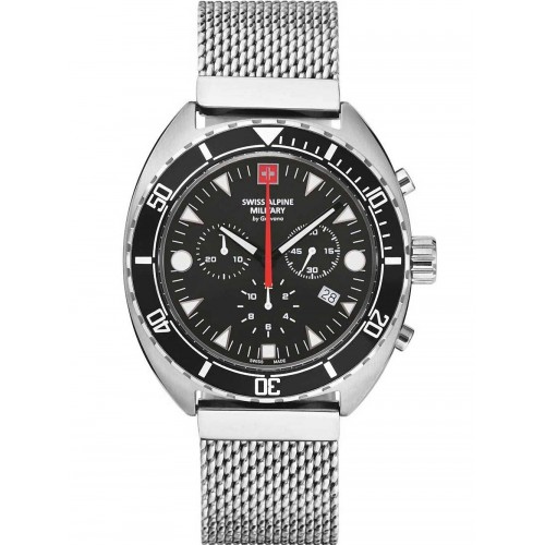 Swiss Alpine Military 7066.9137 turtle chronograph 44mm 10ATM