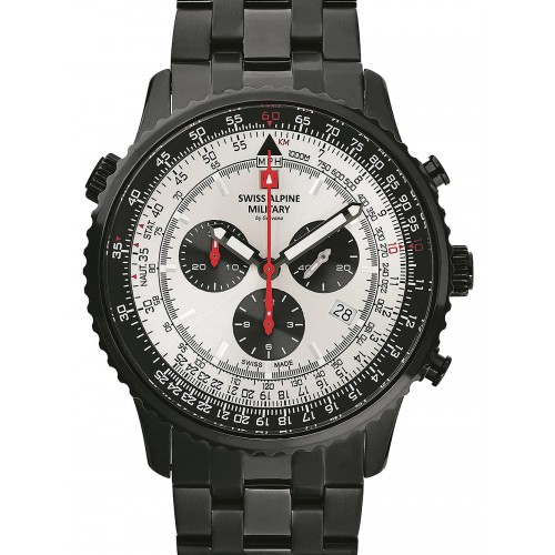 Swiss Alpine Military 7078.9172 chrono men`s 42mm 10ATM