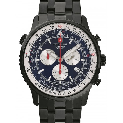 Swiss Alpine Military 7078.9175 chrono men`s 42mm 10ATM
