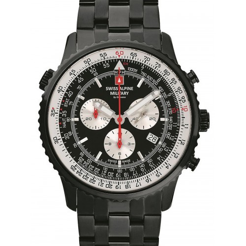 Swiss Alpine Military 7078.9177 chrono men`s 42mm 10ATM