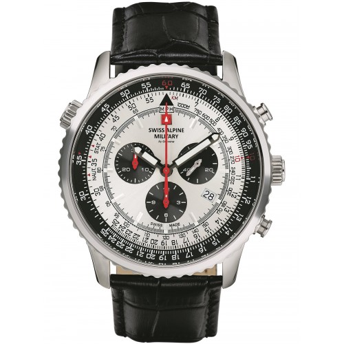 Swiss Alpine Military 7078.9538 chrono men`s 42mm 10ATM
