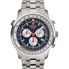 Swiss Alpine Military 7078.9135 chrono men`s 42mm 10ATM