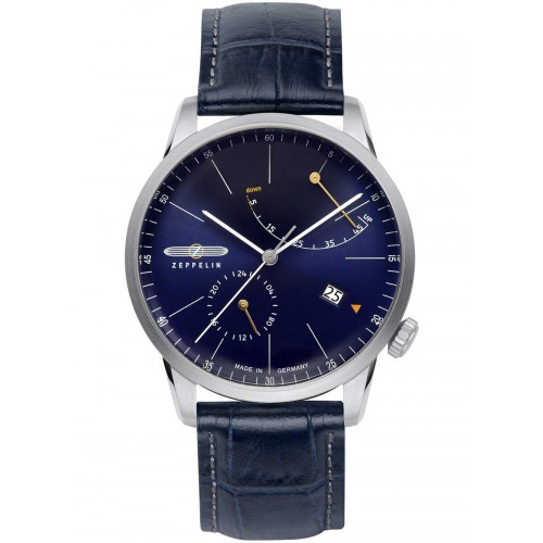 Zeppelin 7366-3 flatline automatic powerreserve 40mm 5ATM