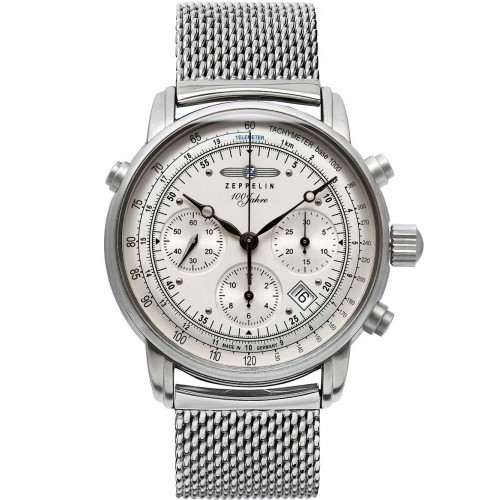 Zeppelin 7618M-1 ED-1 <100 years> automatic chrono 42mm 5ATM