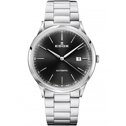 Edox 80106-3M-NIN Les Vauberts automatic 42mm 5ATM