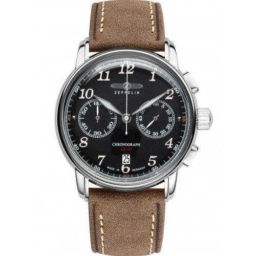 Zeppelin 8678-2 Graf Zeppelin LZ127 chrono 43mm 5ATM