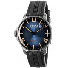 U-Boat 8704 Darkmoon Blue SS Soleil 44mm 5ATM