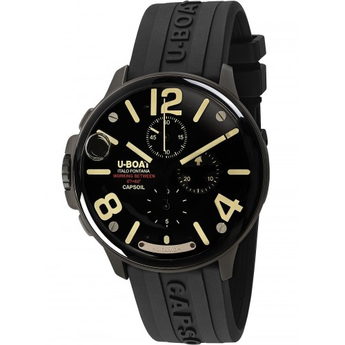 U-Boat 8897 Capsoil Chrono DLC Titanium 45mm 10ATM
