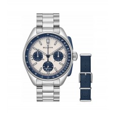 Bulova 98K112 Lunar Pilot Special Edit. Chronograph mens watch 44mm 5ATM