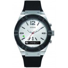 GUESS CONNECT Black Rubber Strap C0001G4