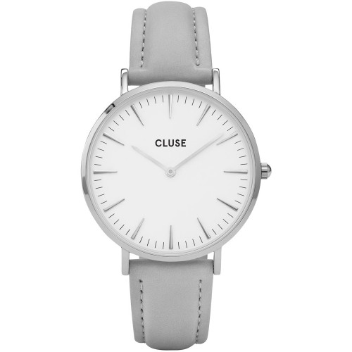 CLUSE La Boheme Grey Leather Strap CL18215