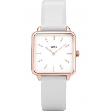 CLUSE La Garconne White Leather Strap CL60006
