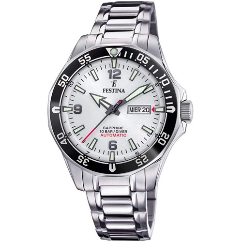 FESTINA Automatic Silver Stainless Steel Bracelet F20478/1