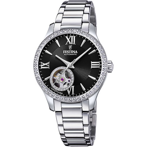 FESTINA Automatic Crystals Silver Stainless Steel Bracelet F20485/2