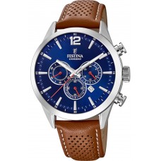 FESTINA Brown Leather Chronograph F20542/3