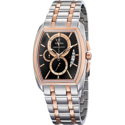 FESTINA Two Tone Stainless Steel Chronograph F6758/3